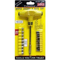 Kit Chave T com 24 Peças Sete Mares