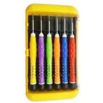 Kit chave torx 6 peças coloridas para celular