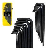 Kit Chave Torx Extra Longa Fosfatizado 9 Peças