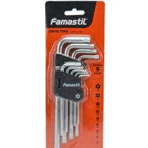 Kit Chave Torx Longa com 9 Peças Famastil