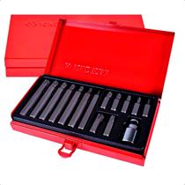 Kit Chave Torx Tipo Bit 15 Peças Com Estojo King Tony