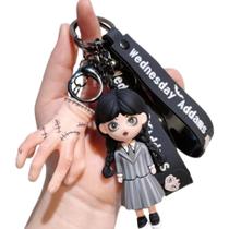 Kit Chaveiro Família Addams Mãozinha Wandinha Chave Carro Bolsa Presente