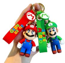 Kit Chaveiro Mario & Luigi Personagem Coleção Chave Carro