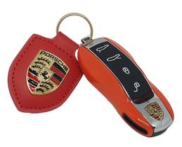 Kit Chaveiro Porsche e Capa Chave Porsche lat