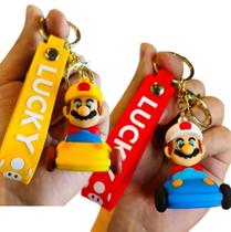 Kit Chaveiro Super Mario Kart Personagem Coleção Chave Carro Bolsa Presente