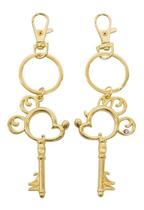 Kit Chaveiros Dourados Mickey & Minnie - Disney Kit Chaveiros Dourados Mickey & Minnie - Disney