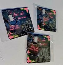 Kit chaveiros em acrilico 10 unidades cha de casa nova