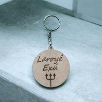 Kit Chaveiros em MDF 3mm, Laroyê Exú, Pomba Gira, Lembrancinhas, Umbanda.