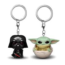 Kit Chaveiros Funko Pop Baby Yoda + Darth Vader - Star Wars - Pop Pocket Keychan