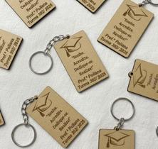 Kit Chaveiros Lembrancinha de Formatura em MDF Kit Chaveiros Lembrancinha de Formatura em MDF