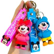 Kit Chaveiros Mickey E Minnie Coleção Disney Chave Carro Bolsa Presente