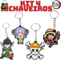 Kit Chaveiros One Piece 4 personagem