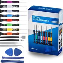 Kit Chaves 16 Peças Para Celular Iphone Android Notebook Kit Chaves 16 Peças Para Celular Iphone Android Notebook