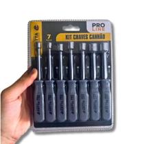 Kit Chaves de Canhão - 7 peças - ERTTA pro line