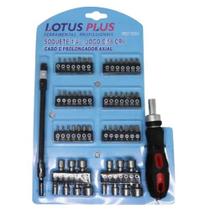 Kit chaves de fenda com catraca 58 peças lotus ref 5553