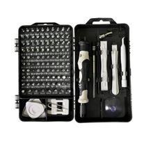 Kit Chaves De Fenda Precisão 115 Pçs Para Manutenção Celular Notebook Tablet Magnética Profissional