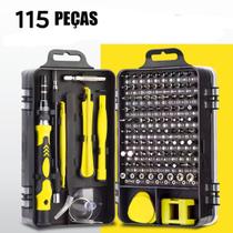 Kit Chaves De Precisão 115 Peças Conjunto Ferramenta Reparo