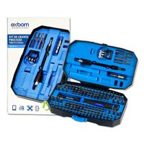 Kit Chaves de Precisão 152 em 1 com 128 Bits e Acessórios para Manutenção Eletrônica