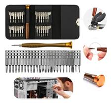 Kit Chaves de Precisão 25 em 1 Portátil Fenda Torx Philips Eletrônicos Kit Chaves de Precisão 25 em 1 Portátil Fenda Torx Philips Eletrônicos