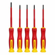 Kit Chaves de Precisão 5 Peças Magnéticas Fenda, Phillips, Torx e U para Celular, Notebook e Eletrônicos Kit Chaves de Precisão 5 Peças Magnéticas Fenda, Phillips, Torx e U para Celular, Notebook e Eletrônicos