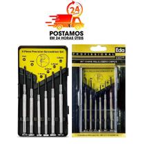 Kit Chaves de Precisão Ferramentas Para Relojoeiro Profissional 06 Peças EDA 2KT - EDA Profissional