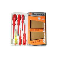 Kit chaves fenda e philips 6 peças para eletricista isoladas 1000v imantadas