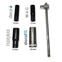 Kit Chaves Ferramenta Registro Pressão Deca Docol Fabrimar MVC - 3338k160