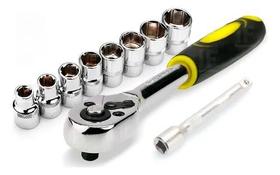 Kit Chaves Jogo Catraca Reversível Soquetes 12 Peças 3.8