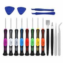 Kit Chaves Precisão 16 Peças para Celular iPhone Android Notebook Reparo Ferramentas Profissional Original Kit Chaves Precisão 16 Peças para Celular iPhone Android Notebook Reparo Ferramentas Profissional Original