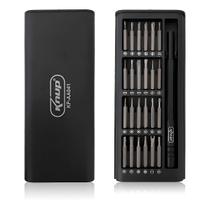 Kit Chaves Precisão 24 Pontas Magnética Torx Hex Phillips