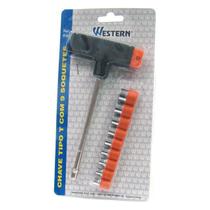 Kit Chaves Tipo T c/ 9 Soquetes Western