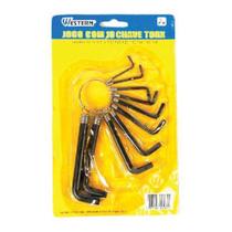 Kit Chaves Torx c/ Argola 10 Peças Western