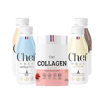 Kit Chef Collagen 300g + Chef Whey Dose Única 40g - Chef Whey