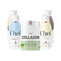 Kit Chef Collagen 300g + Chef Whey Dose Única 40g - Chef Whey