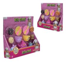 Kit Chef Cozinha Infantil Chazinho Bule 13 Peças Brinquedo