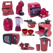 Kit Chefe Cozinha Louça Air Fryer Brinquedo Xícara 27Pç