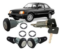 Kit Chevette - Cilindro Miolo (Mesma Chave) Preto