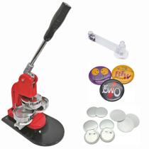 Kit ChiButtons Máquina para Fazer Botões 75mm (3") Maker-1 + Moldes Redondos 75mm + Cortador de Círculo Ajustável + 100 Componentes para Botões com Alfinete Kit ChiButtons Máquina para Fazer Botões 75mm (3") Maker-1 + Moldes Redondos 75mm + Cortador de Círculo Ajustável + 100 Componentes para Botões com Alfinete