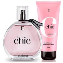 Kit Chic Desodorante Colônia 95ml + Loção Hidratante Desodorante 200ml - Eudora