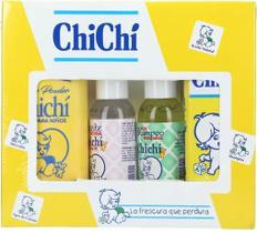 Kit Chichi E de B (Colônia para Bebê 240ml + Talco para Bebê 240ml + Óleo para Bebê 120ml + Shampoo para Bebê 120ml)
