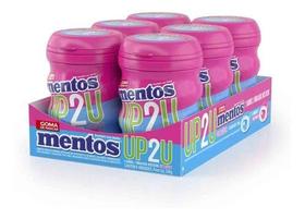 Kit Chiclete Mentos 6x56g Garrafinha Up2u Kit Chiclete Mentos 6x56g Garrafinha Up2u