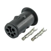 Kit Chicote Atuador de Marcha Lenta Ipanema Kadett Monza Farol de Neblina BMW 2 Vias Fêmea - R7 - ETE4115