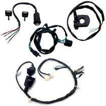 Kit Chicote + Chave Ignição + Mata Motor + Interruptor Partida Crf 230