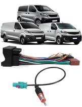 Kit Chicote de Ligação + Chicote Adaptador de Antena Scudo Jumpy e Expert