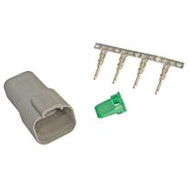 Kit Chicote Deutsch Linha Agrícola 4 Vias Macho - RAINHA 7 - ETE8894