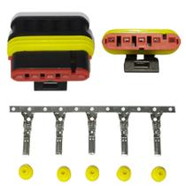 Kit Chicote Para Reparo Diversos Caminhoes Lanterna Guerra RONDON Femea 5 Vias Kit Chicote Para Reparo Diversos Caminhoes Lanterna Guerra RONDON Femea 5 Vias