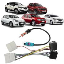 Kit Chicote Radio Antena Conector Plug And Play Renault Kwid - Ecarshop Premium