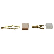 Kit Chicote Reparo Conector 6 Vias 6.3mm Som Automotivo