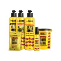 Kit Chikas 6 Produtos Para Recuperar Cabelos Danificados