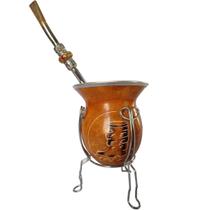 Kit Chimarrão Conjunto Tererê Mate Cuia E Bomba Tradicional